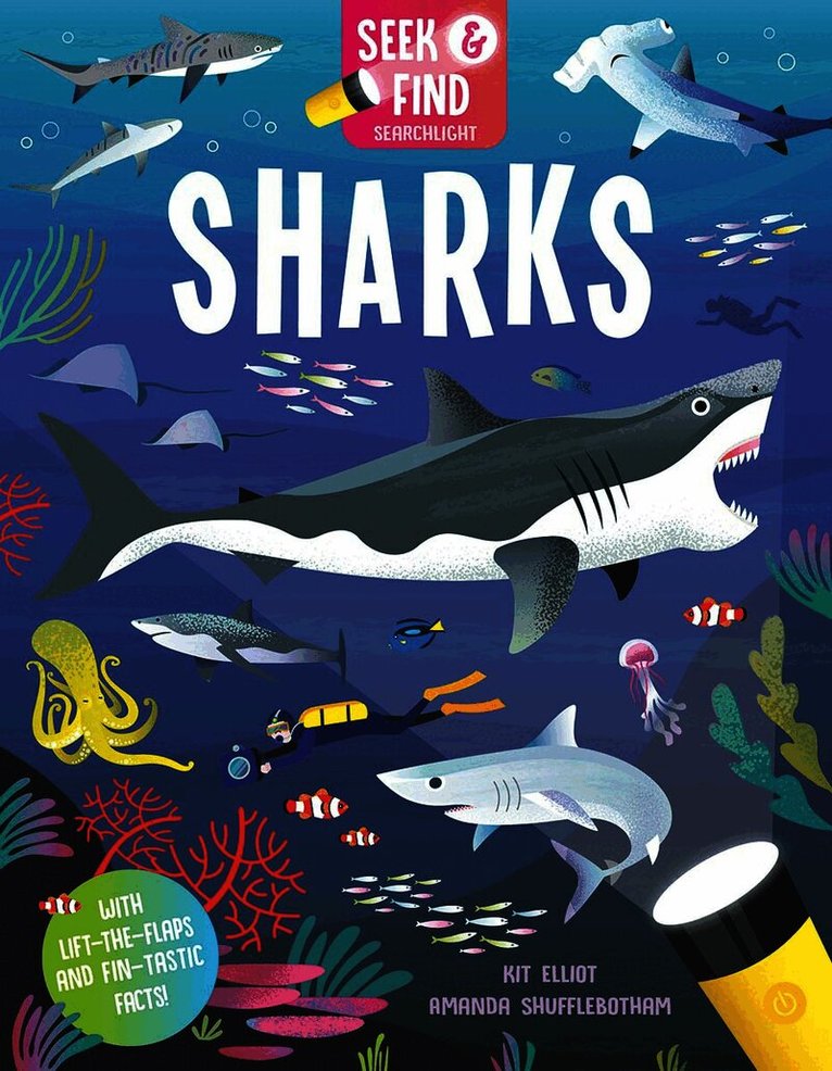 Kit Elliot - Seek and Find Sharks, Inbunden