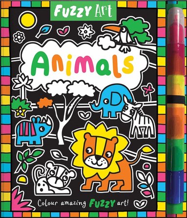 Melanie Hibbert - Fuzzy Art Animals, Inbunden