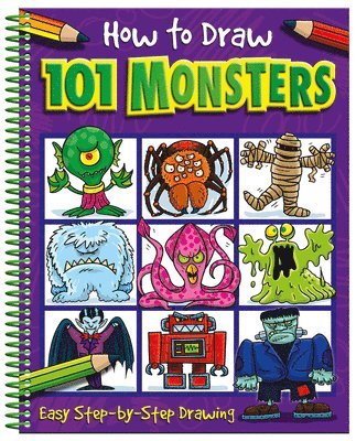 bokomslag How to Draw 101 Monsters