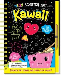 bokomslag Neon Scratch Art Kawaii