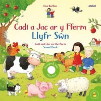 bokomslag Cadi a Jac ar y Fferm - Llyfr Sn / Cadi and Jac on the Farm - Sound Book