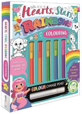 Igloo Books Ltd - Hearts, Stars, Rainbows Colouring, Häftad