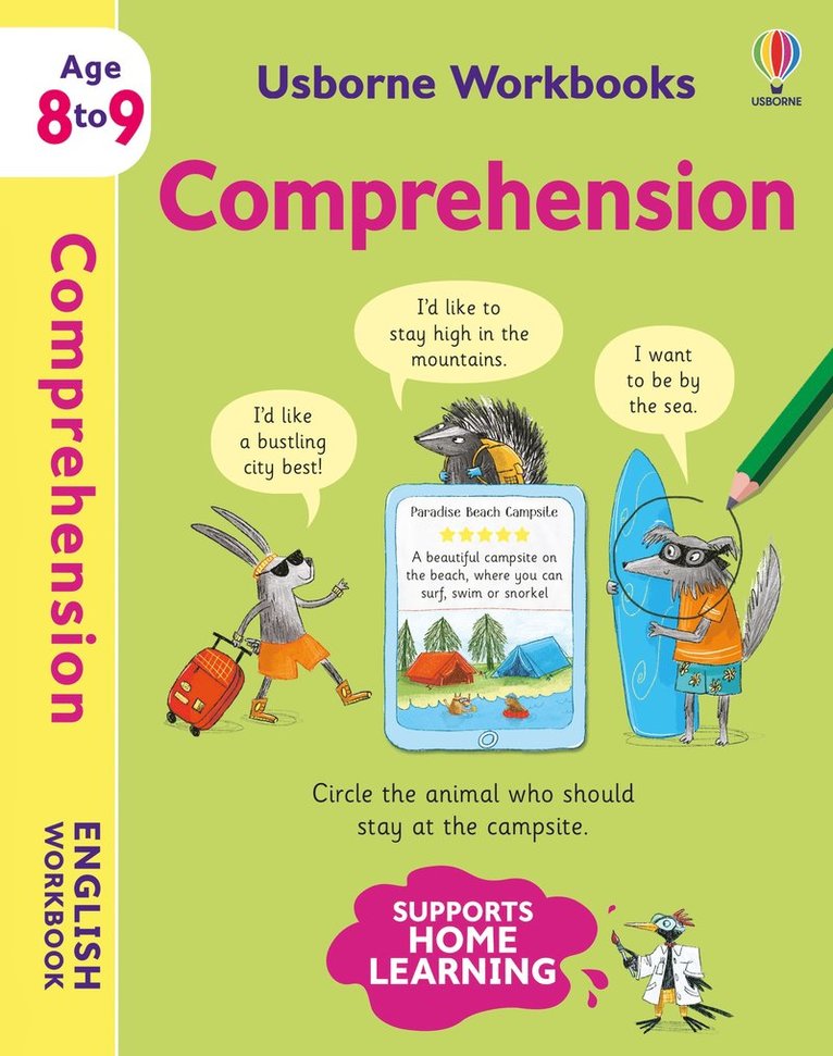 Caroline Young - Usborne Workbooks Comprehension 8-9, Häftad