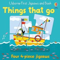 bokomslag Usborne First Jigsaws And Book: Things that go