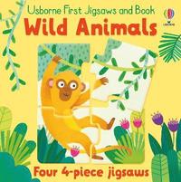 bokomslag Usborne First Jigsaws And Book: Wild Animals