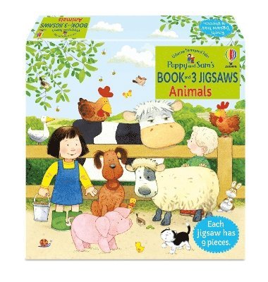 Poppy and Sam's Book and 3 Jigsaws: Animals 1