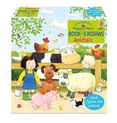 Poppy and Sam's Book and 3 Jigsaws: Animals 1