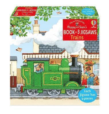 Poppy and Sam's Book and 3 Jigsaws: Trains 1