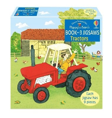 Poppy and Sam's Book and 3 Jigsaws: Tractors 1