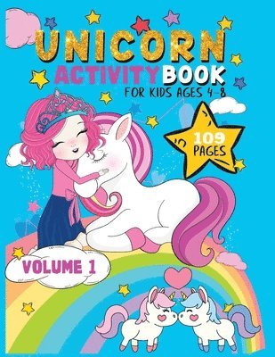 Unicorn Activity Book for kids 4-8 1