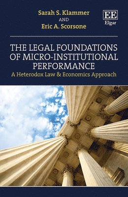 bokomslag The Legal Foundations of Micro-Institutional Performance