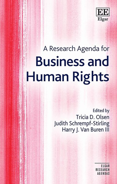 Tricia D. Olsen, Judith Schrempf-Stirling, Harry Van Buren III - Research Agenda for Business and Human Rights, Inbunden