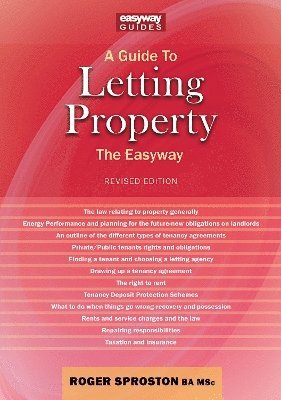 Roger Sproston - Guide to Letting Property, Häftad