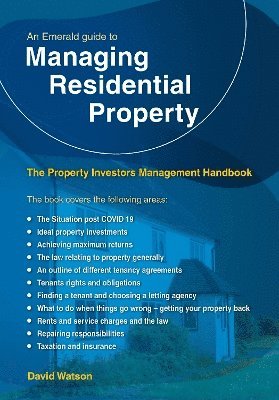 bokomslag The Property Investors Management Handbook - Managing Residentia l Property