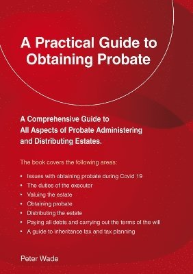 bokomslag A Practical Guide to Obtaining Probate