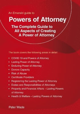 Peter Wade - Emerald Guide to Powers of Attorney, Häftad
