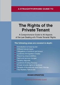bokomslag A Straightforward Guide to the Rights of the Private Tenant