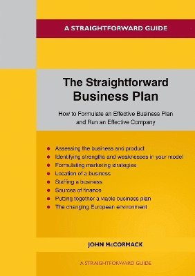 bokomslag The Straightforward Business Plan