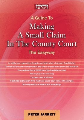 bokomslag A Guide to Making a Small Claim in the County Court - 2023