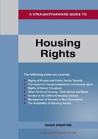 bokomslag A Straightforward Guide to Housing Rights