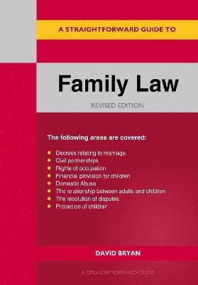 bokomslag A Straightforward Guide to Family Law