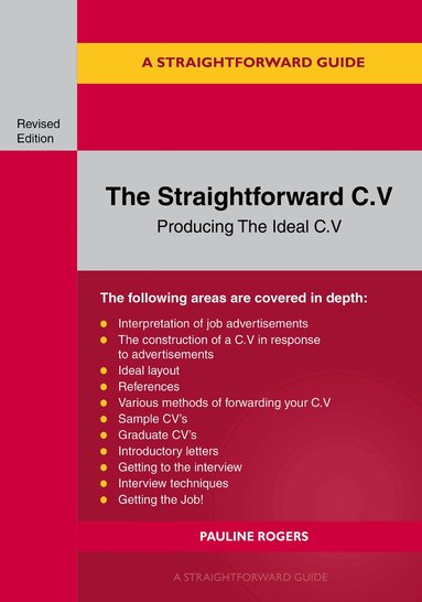 Pauline Rogers - Guide to the Straightforward C.V., Häftad
