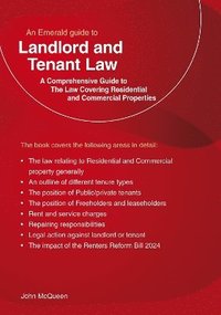 bokomslag Emerald Guide to Landlord and Tenant Law - Residential and Commercial Property