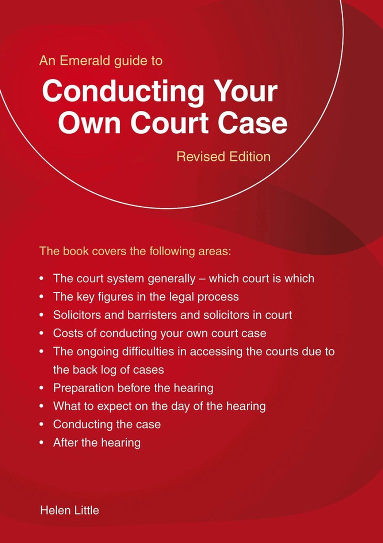Conducting Your Own Court Case