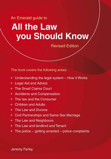 Jeremy Farley - All The Law You Should Know, Häftad