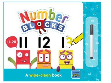 Numberblocks, Sweet Cherry Publishing - Numberblocks 11-20: A Wipe-Clean Book, Kartonnage