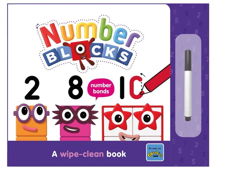 Numberblocks, Sweet Cherry Publishing - Numberblocks Number Bonds: A Wipe-Clean Book, Kartonnage