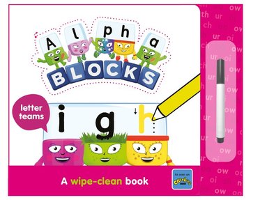 Alphablocks, Sweet Cherry Publishing - Alphablocks Letter Teams: A Wipe-Clean Book, Kartonnage