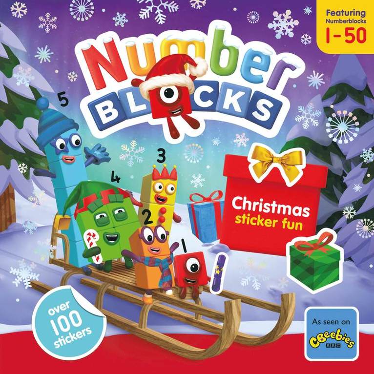 Numberblocks Christmas Sticker Fun