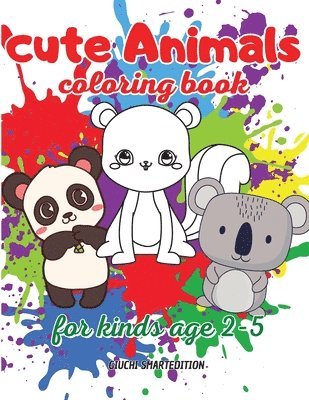 bokomslag Cute Animals coloring book