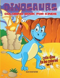 bokomslag Cute Dinosaurs coloring book