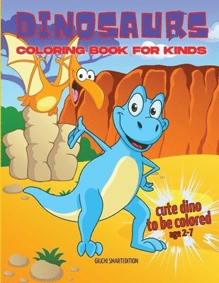 Cute Dinosaurs coloring book 1