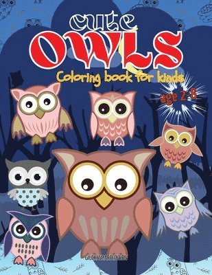 bokomslag Cute Owls coloring book