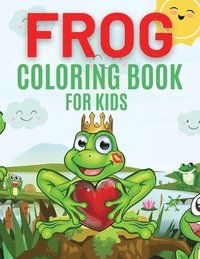 bokomslag Frog Coloring Book For Kids