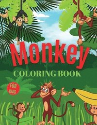 bokomslag Monkey Coloring Book For Kids