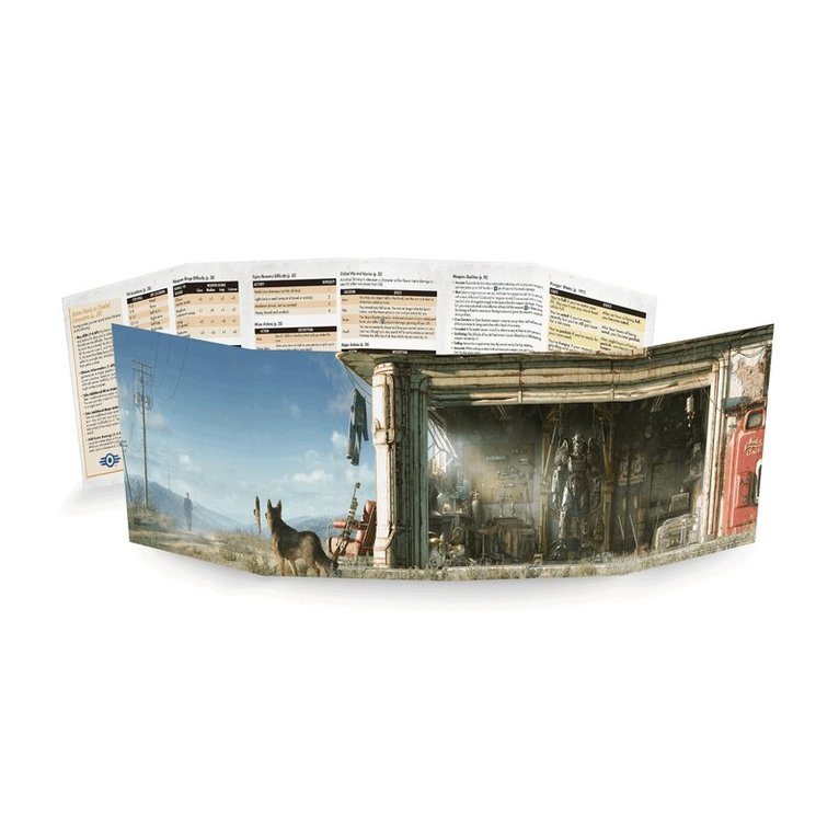 Modiphius Entertainment - Fallout: The Roleplaying Game - GM Screen + Booklet + Flysheet, Häftad