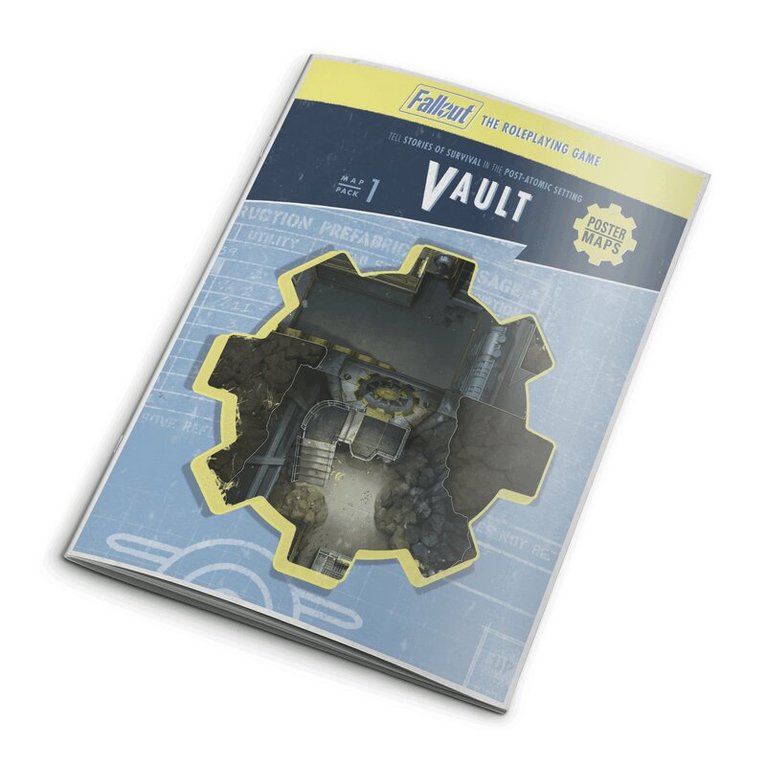Modiphius Entertainm - Fallout: The Roleplaying Game - Map Pack 1: Vault, Häftad