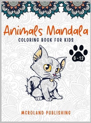 Animals mandala coloring book for kids 6-12 1