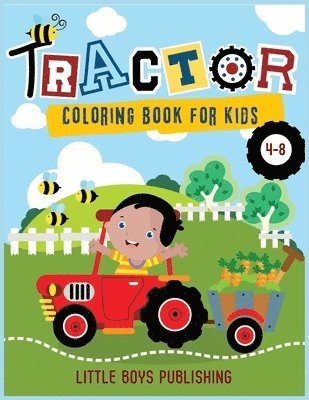 bokomslag Tractor coloring book for kids 4-8