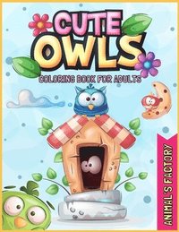 bokomslag Cute Owls Coloring book for adults