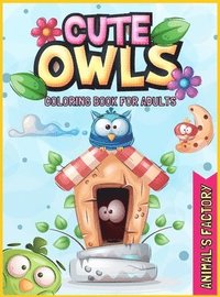 bokomslag Cute Owls Coloring book for adults