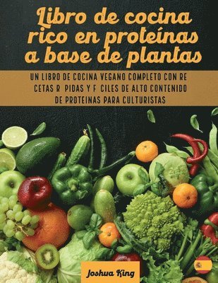 bokomslag Libro de cocina rico en protenas a base de plantas