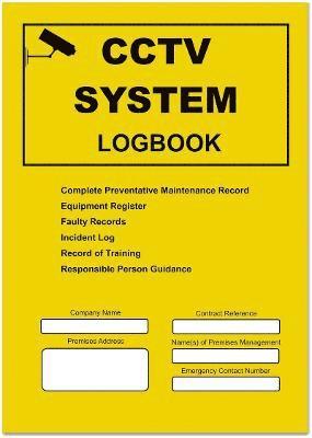 bokomslag CCTV Logbook