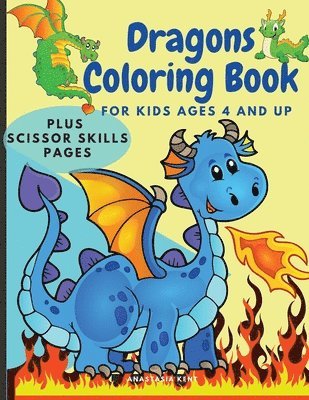 bokomslag Dragons Coloring Book for Kids Ages 4 and UP