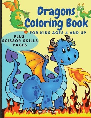 Dragons Coloring Book for Kids Ages 4 and UP 1