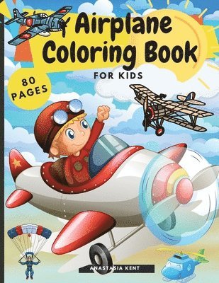 bokomslag Airplane Coloring Book for Kids